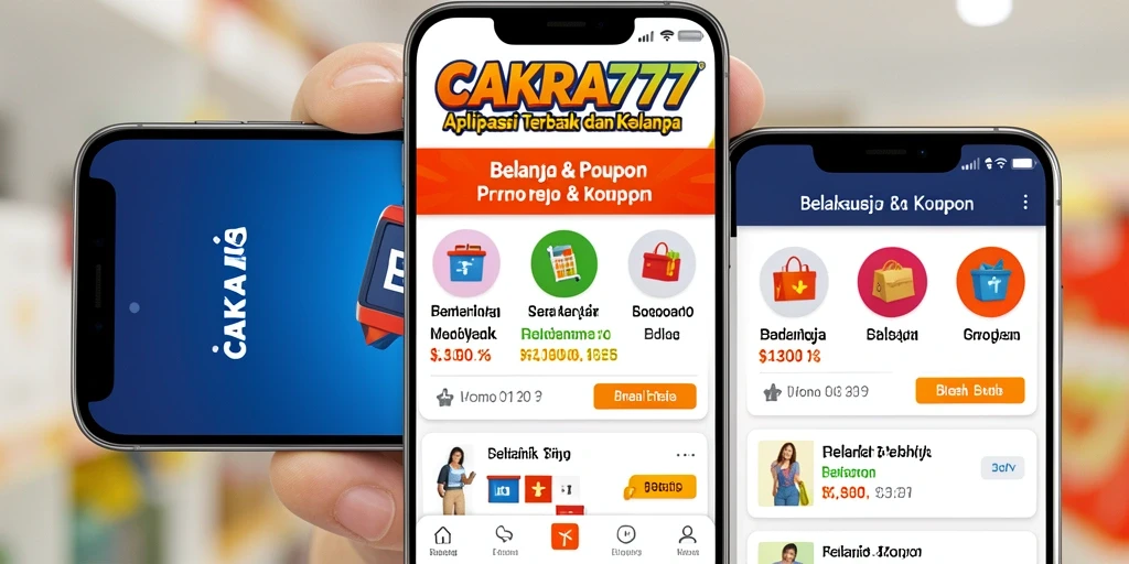 Tampilan utama CAKRA777 dengan berbagai promo menarik dan kupon tersedia.