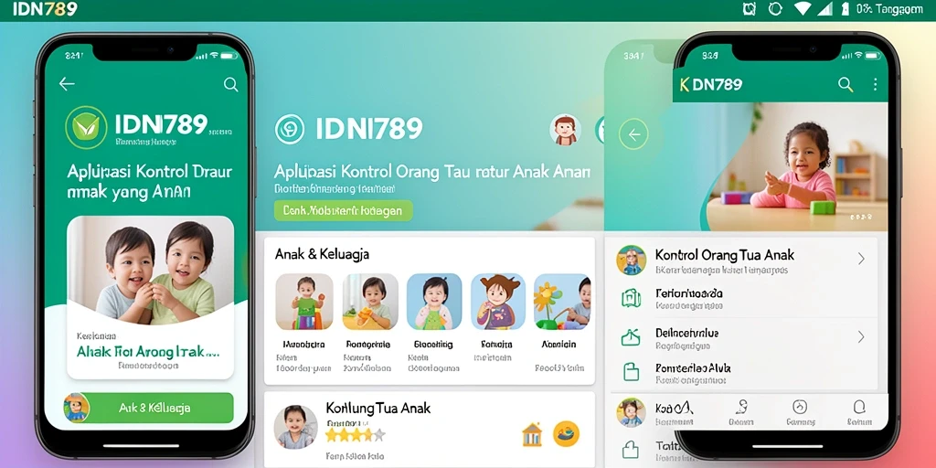 Tampilan antarmuka IDN789 yang user-friendly untuk kontrol orang tua.