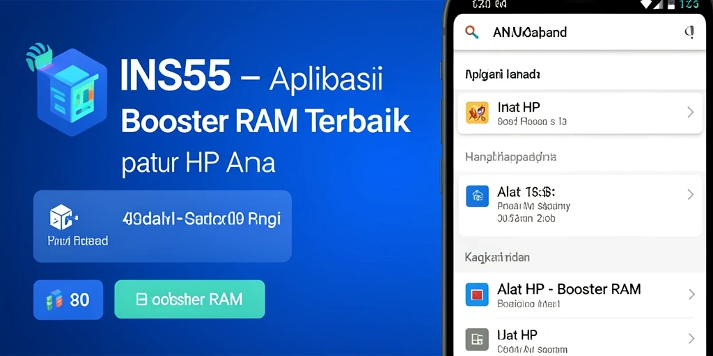 Tampilan antarmuka pengguna INS55 yang modern dan intuitif.