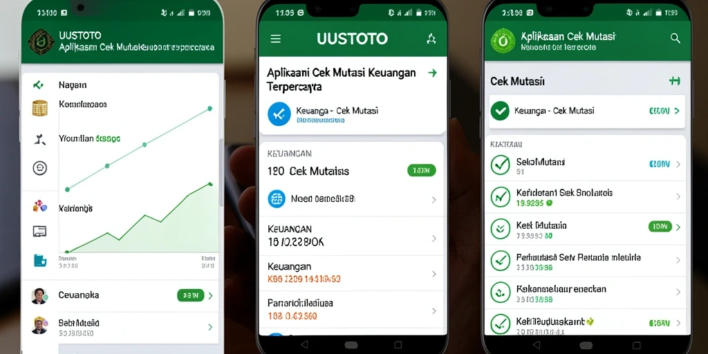 Tampilan antarmuka utama UUSTOTO dengan fitur Cek Mutasi yang lengkap.