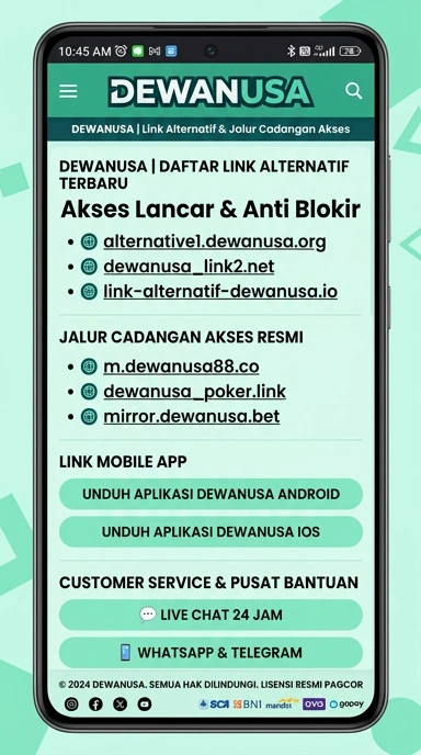 Link Alternatif dewanusa untuk Pengguna Android